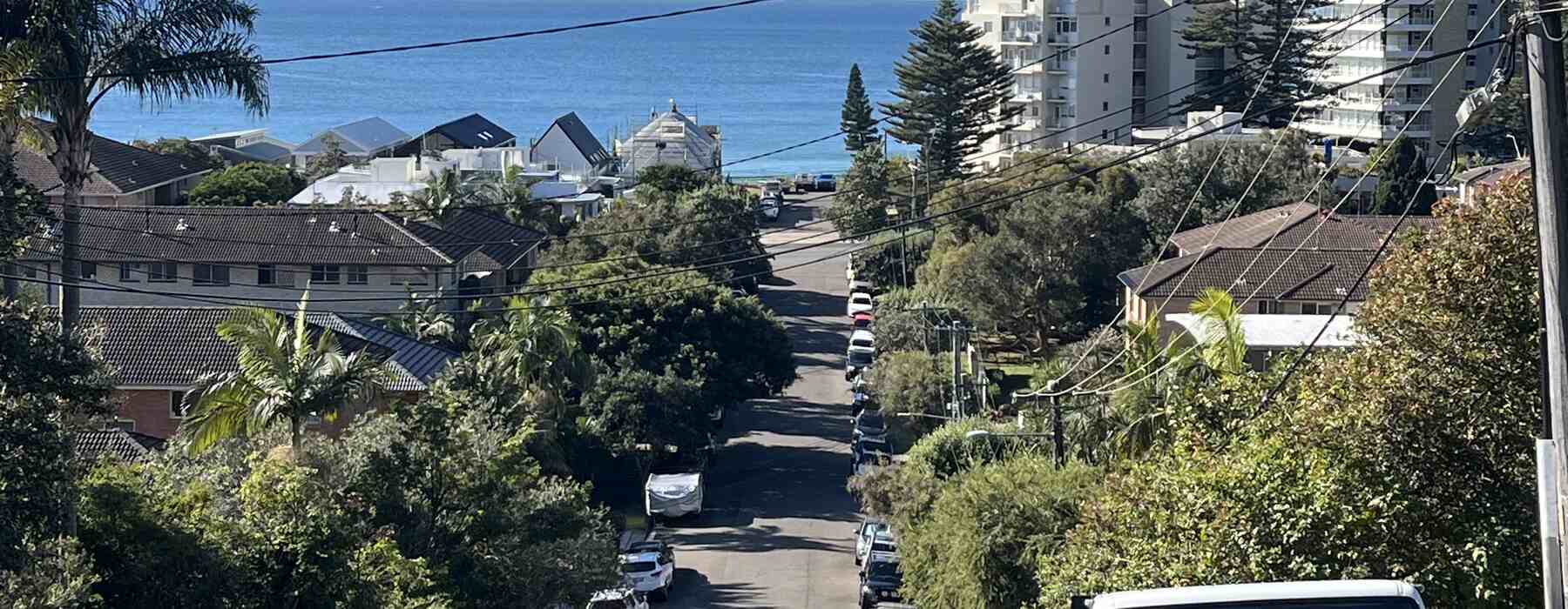 Street down to the ocean